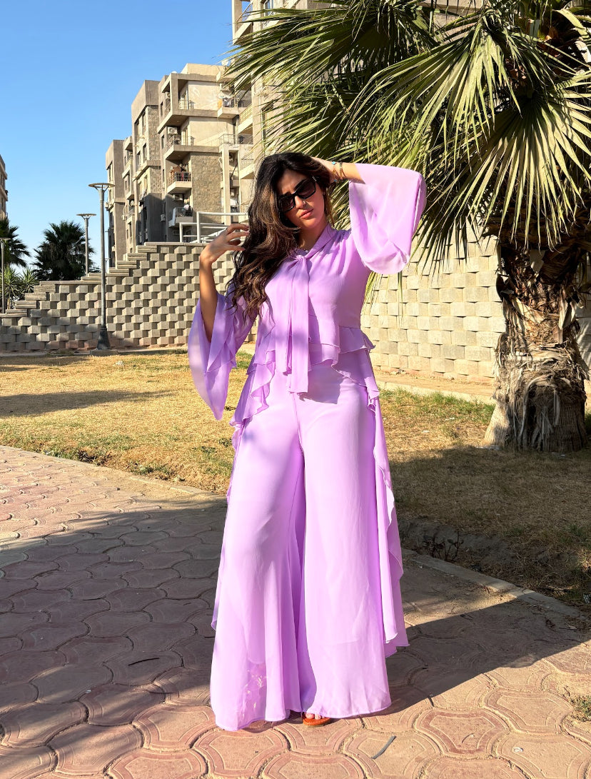 Ruffles set-lavender