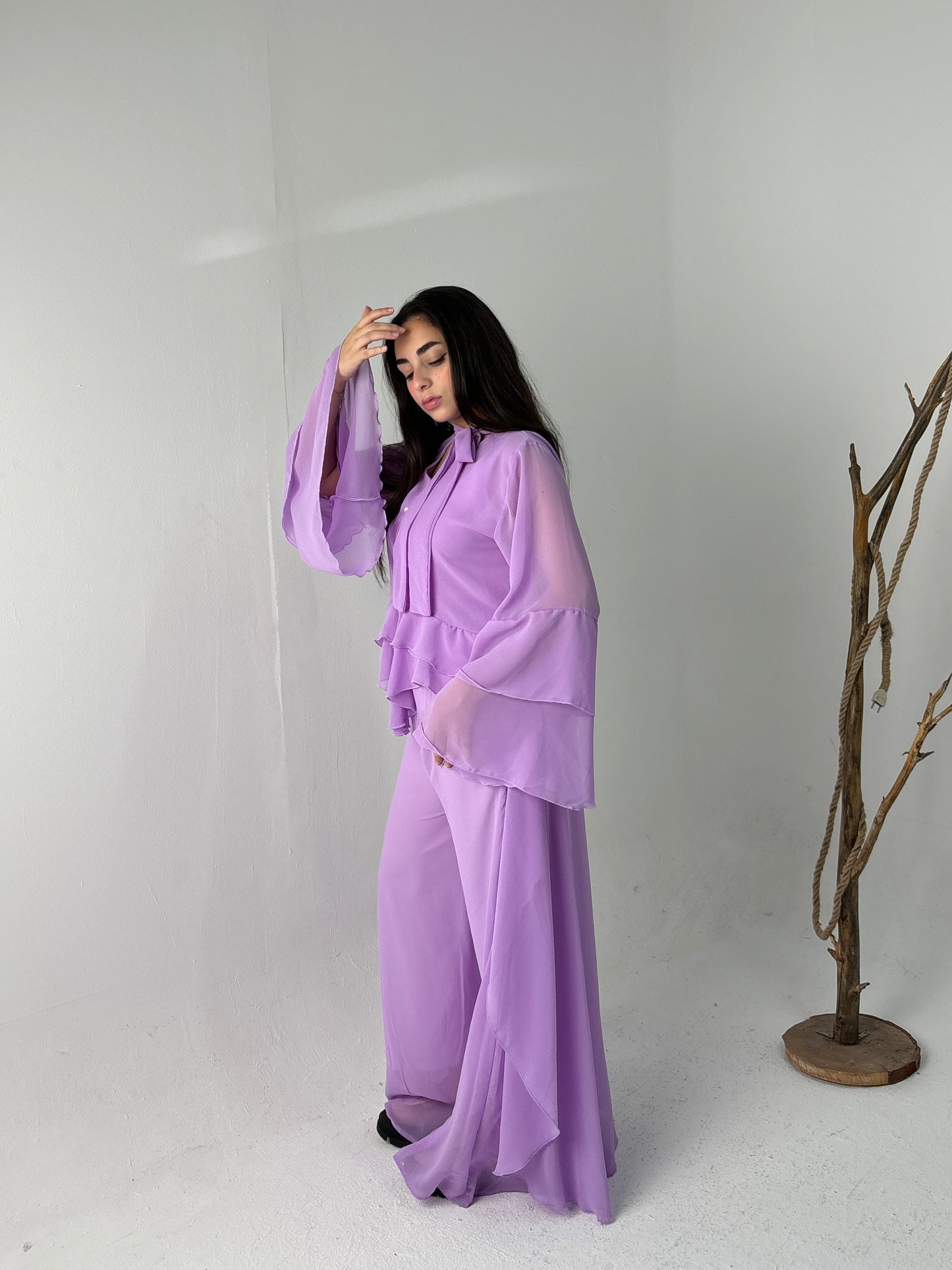Ruffles set-lavender