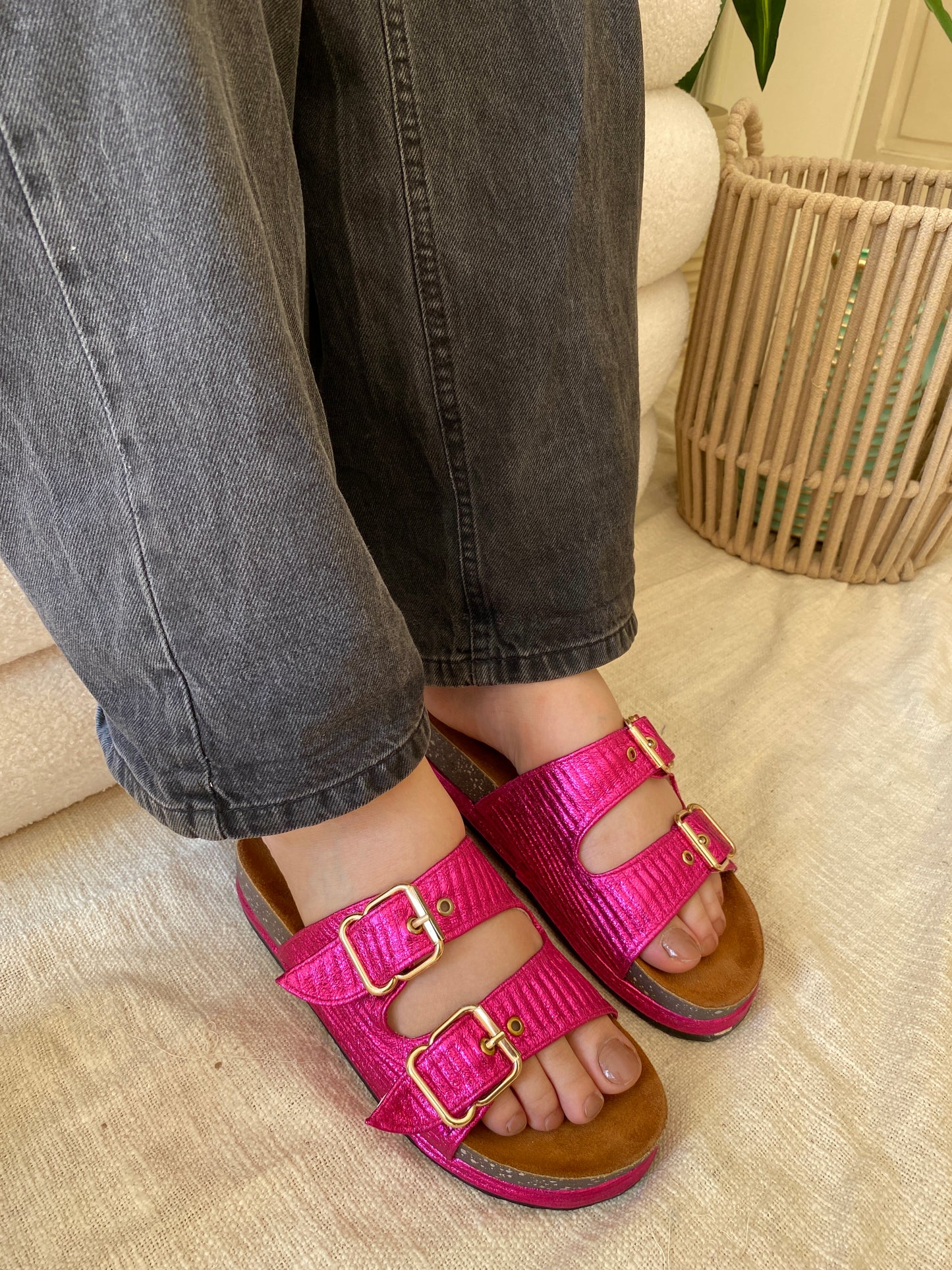 Everyday Platform Slippers-pink