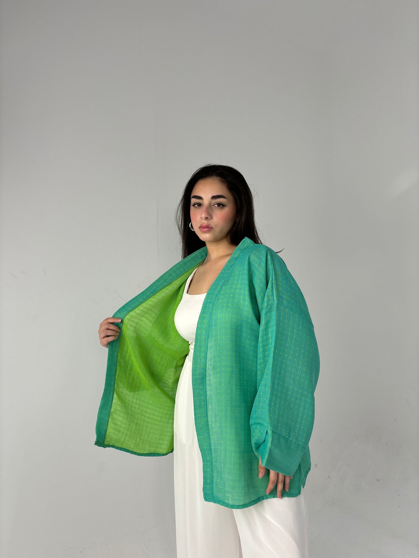 La Vie Kimono-green