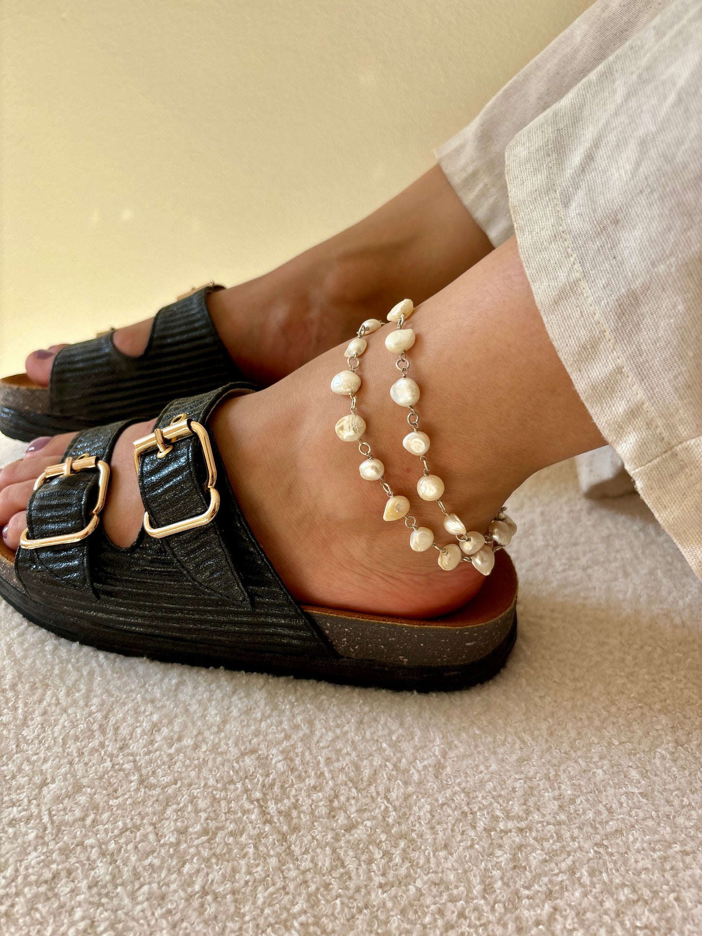 Perla - Pearl Anklet