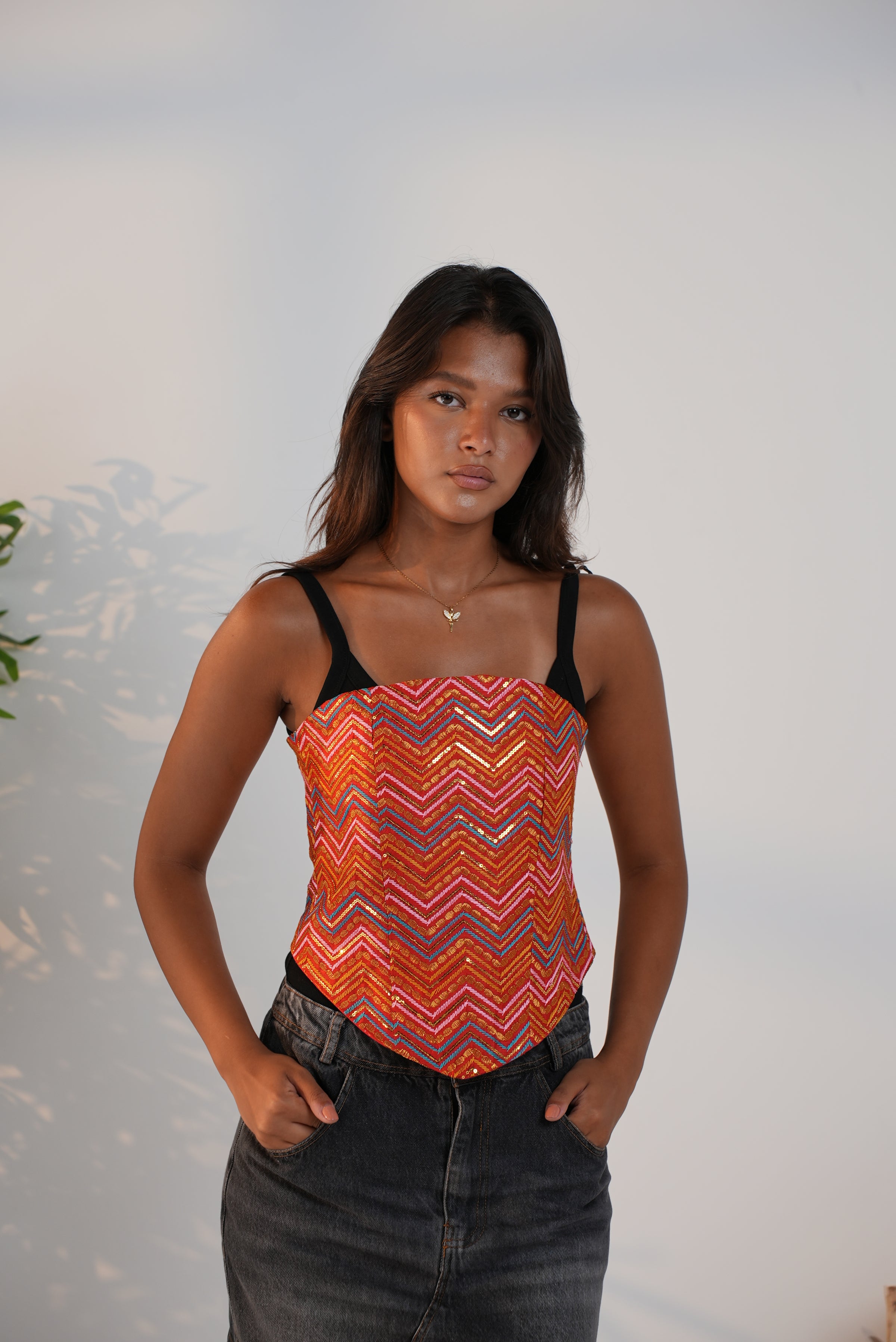 Zig Zag Corset