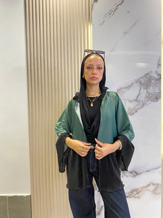 Turkish kimono-green x black