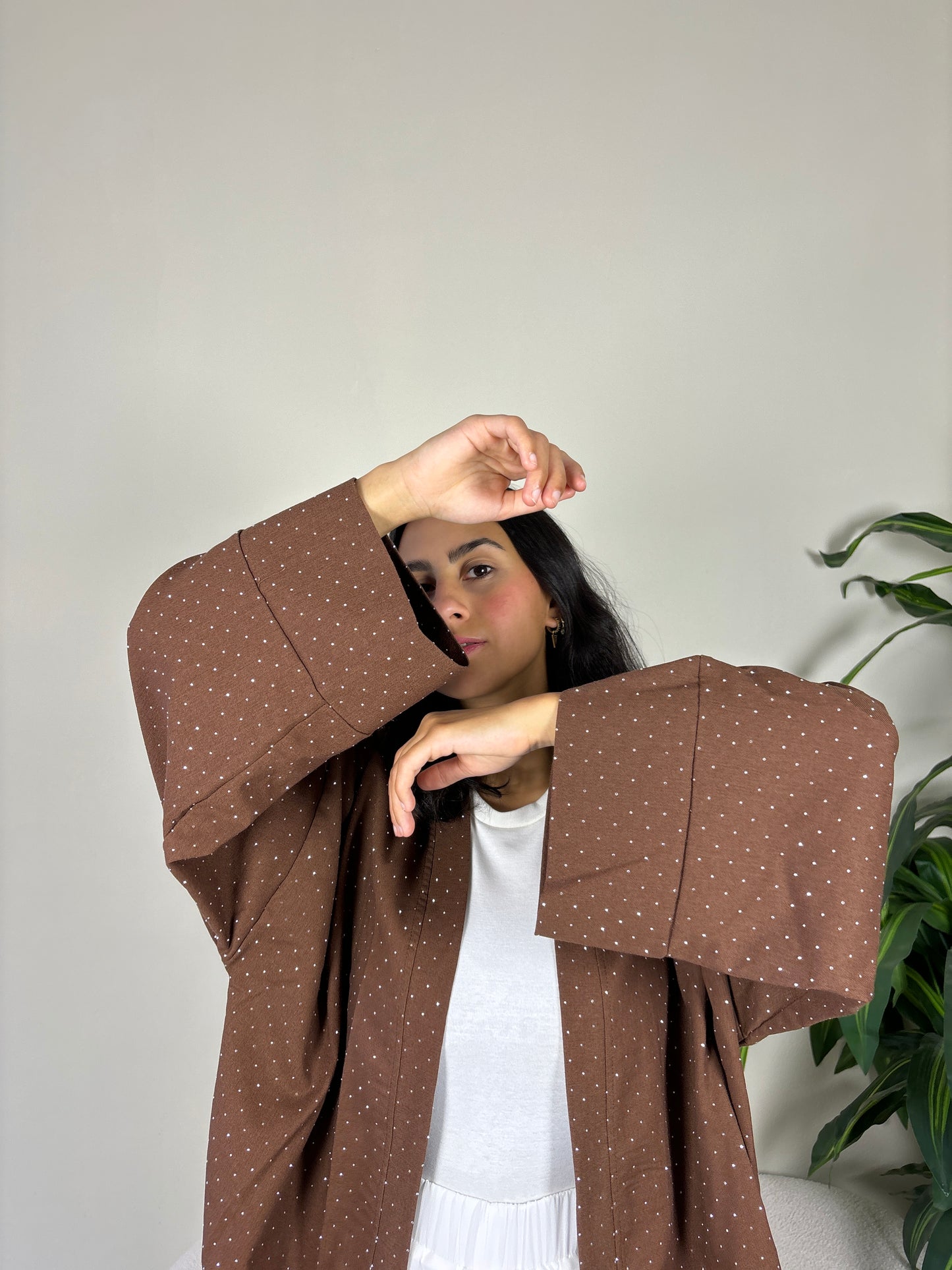 La Vie Kimono-brown