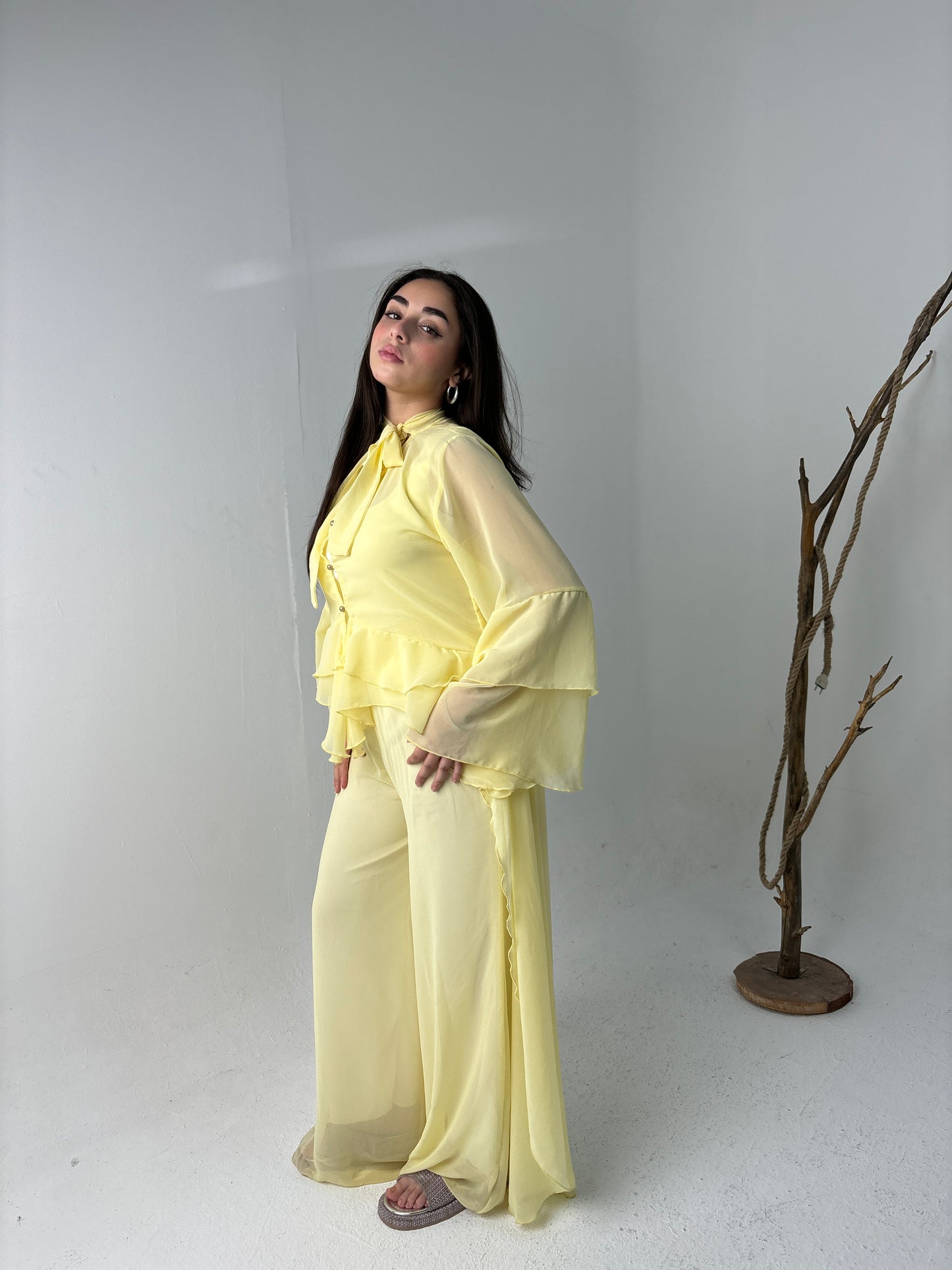 Ruffles set-yellow