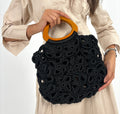 Handmade Flowers Basket Bag