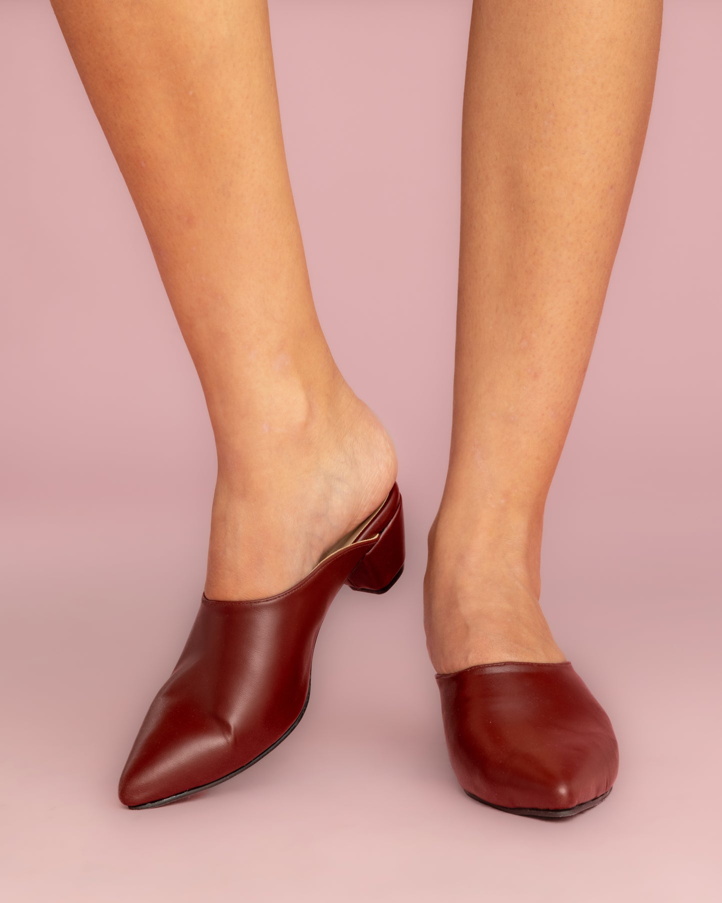 Cactus Mules - Burgundy