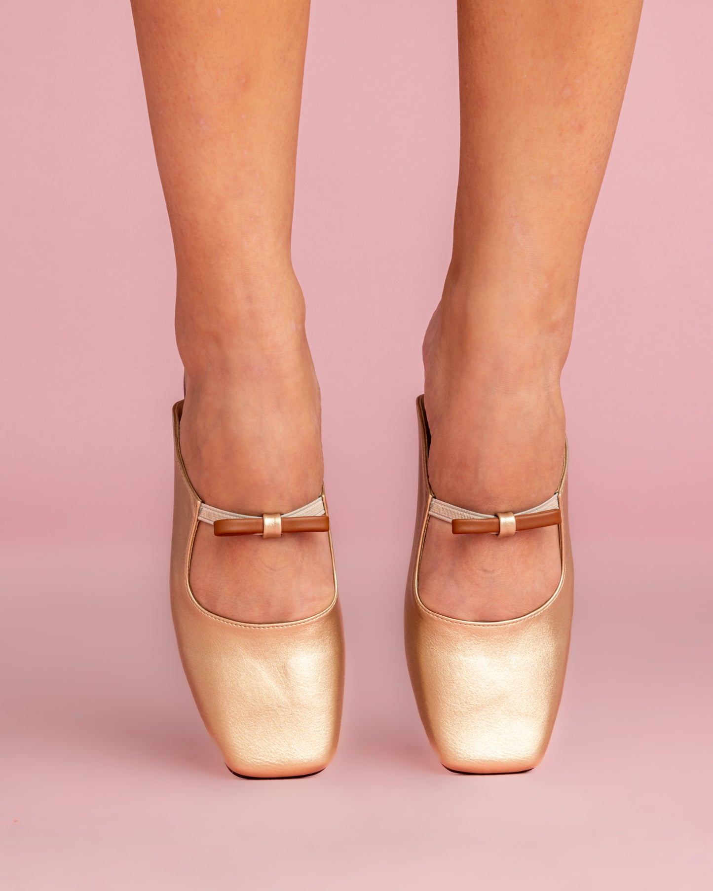 Golden Bow Mules - Brown Bow