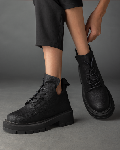 Lukk Ankle Boots - Black