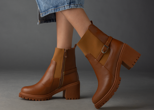 Claude Boots in Camel