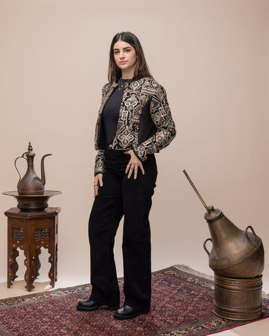 Classic Suede embroidered Jacket