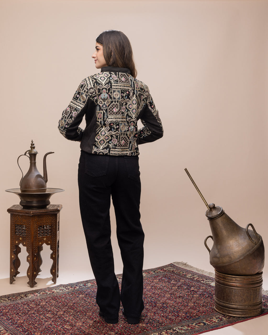 Classic Suede embroidered Jacket
