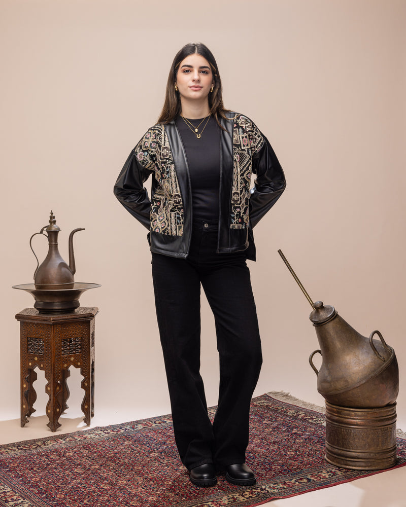 Warm Leather Black Jacket