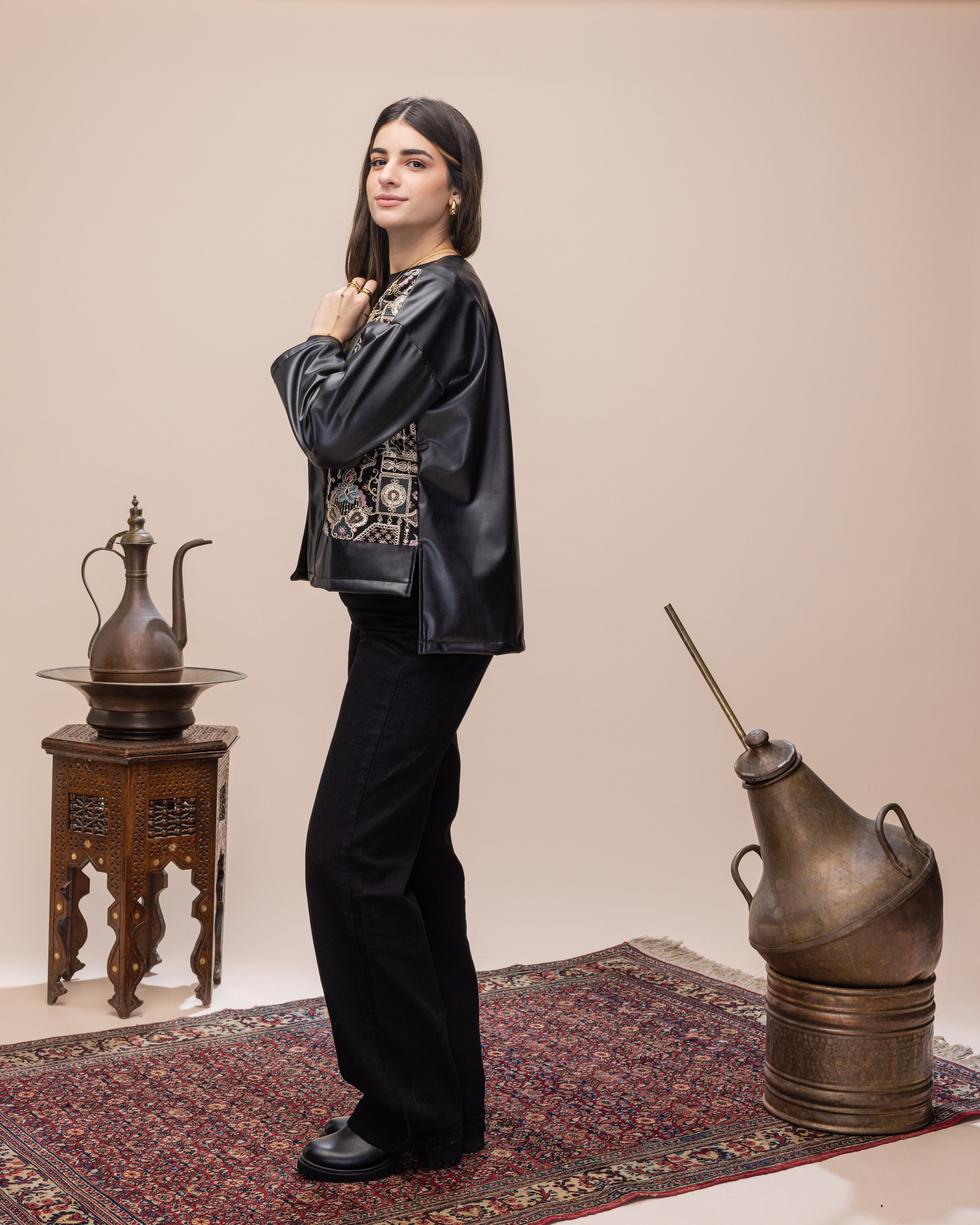 Warm Leather Black Jacket
