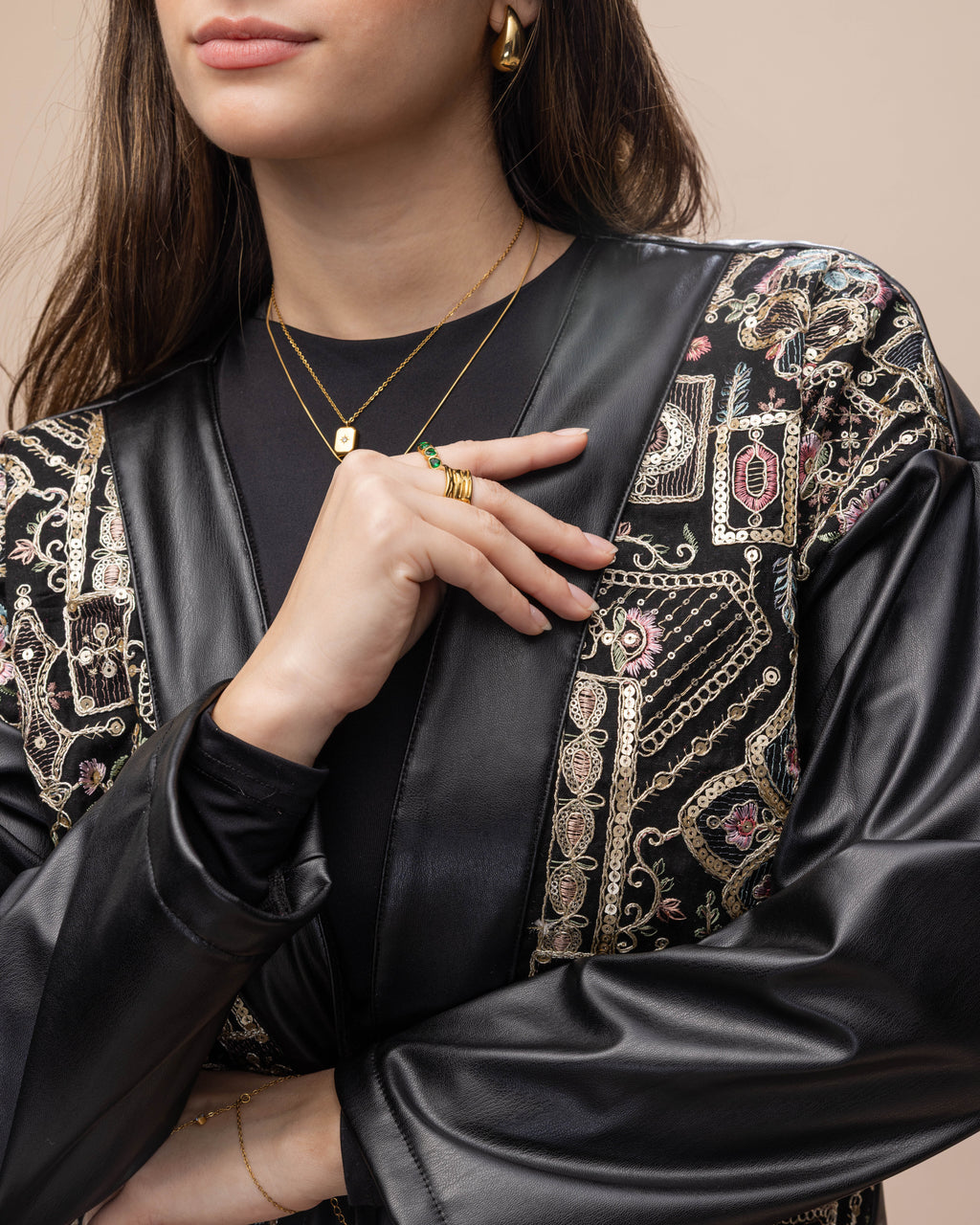 Warm Leather Black Jacket
