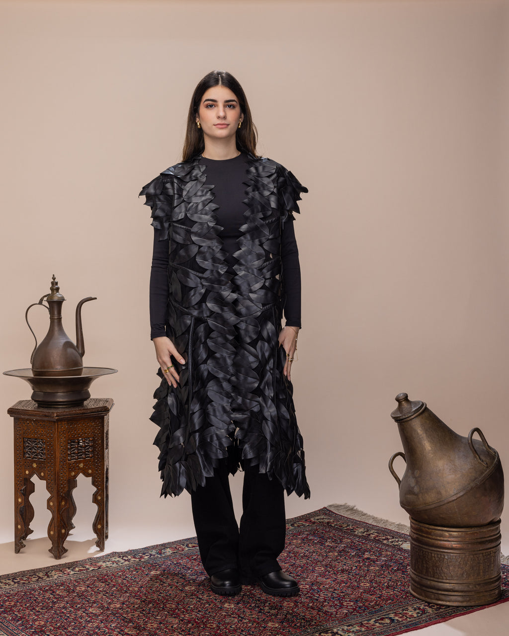 1000 Leaves Longline Vest