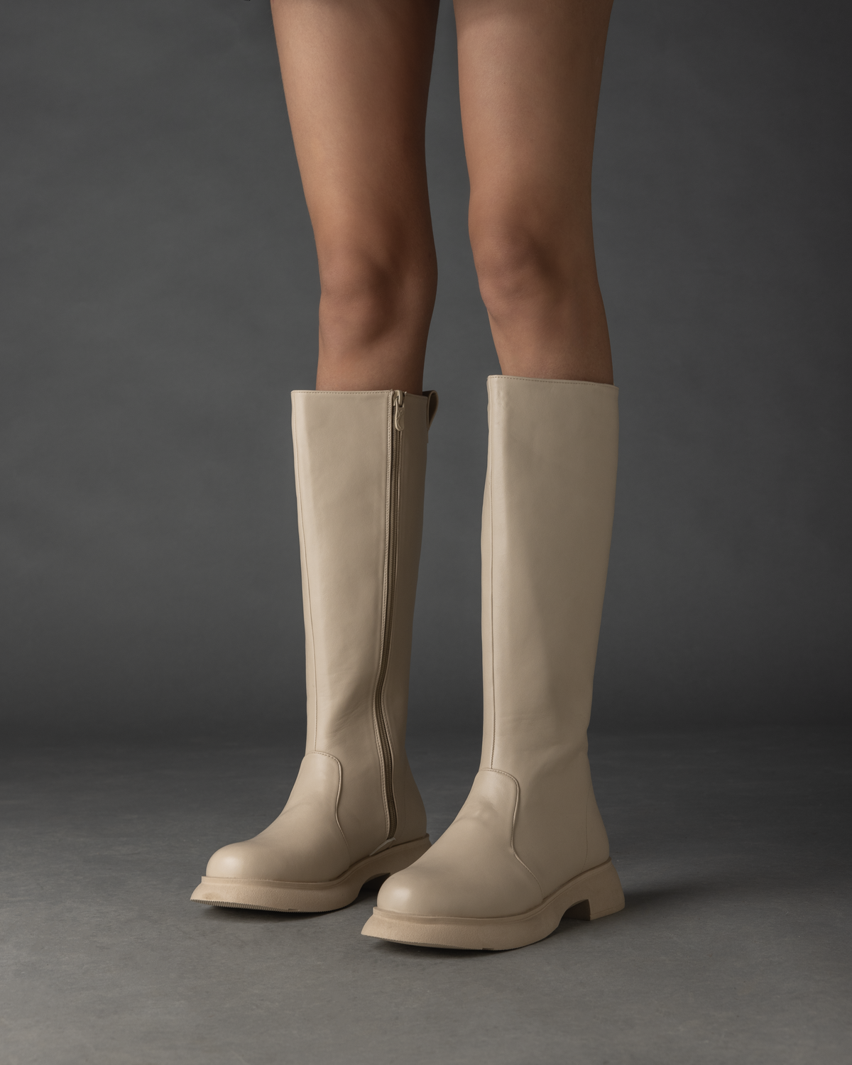 The Classic Boot in Light Beige