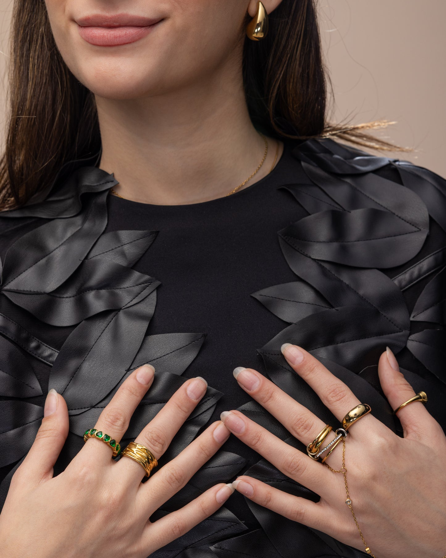 1000 Leaves Longline Vest