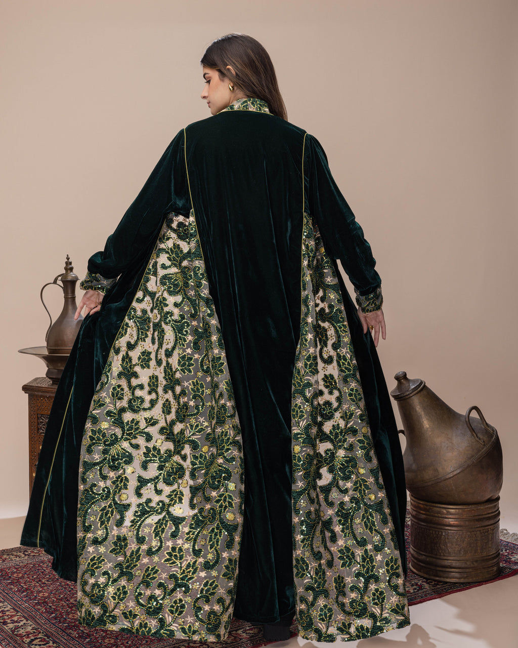 Royal Green Kaftan
