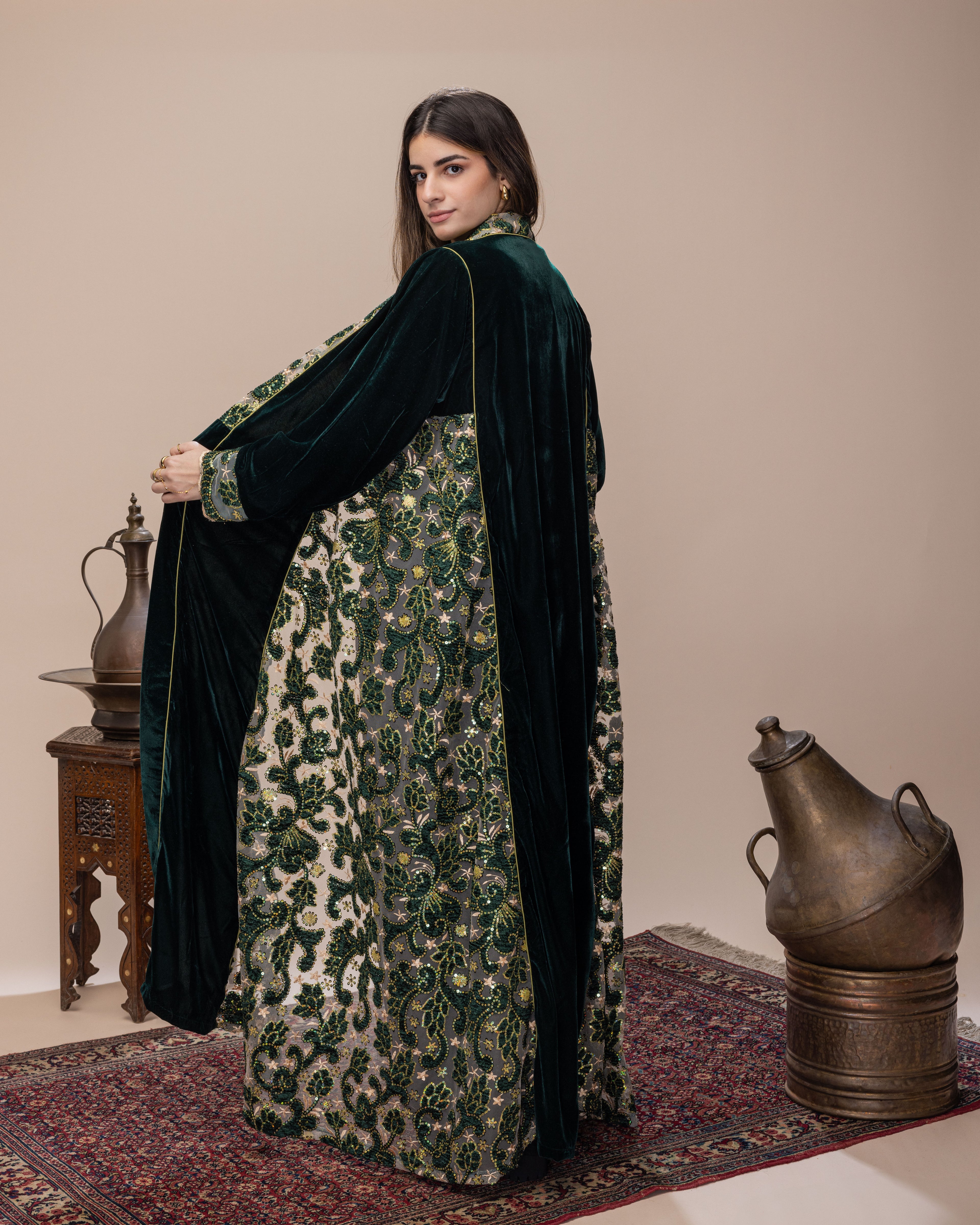 Royal Green Kaftan