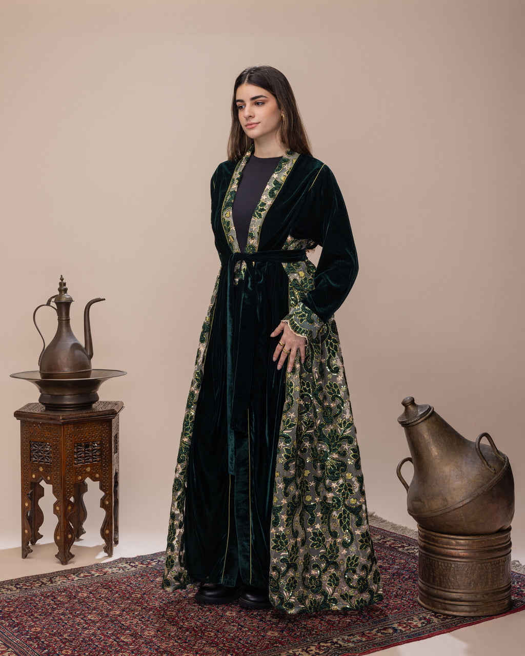 Royal Green Kaftan