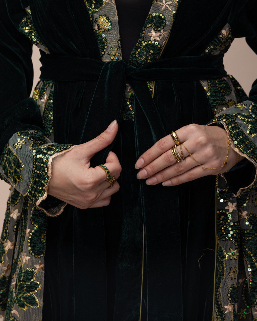 Royal Green Kaftan
