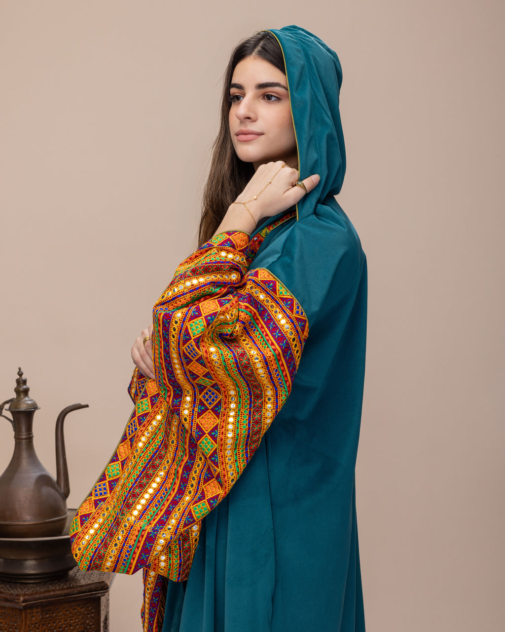 Morroccan Kaftan - Teal