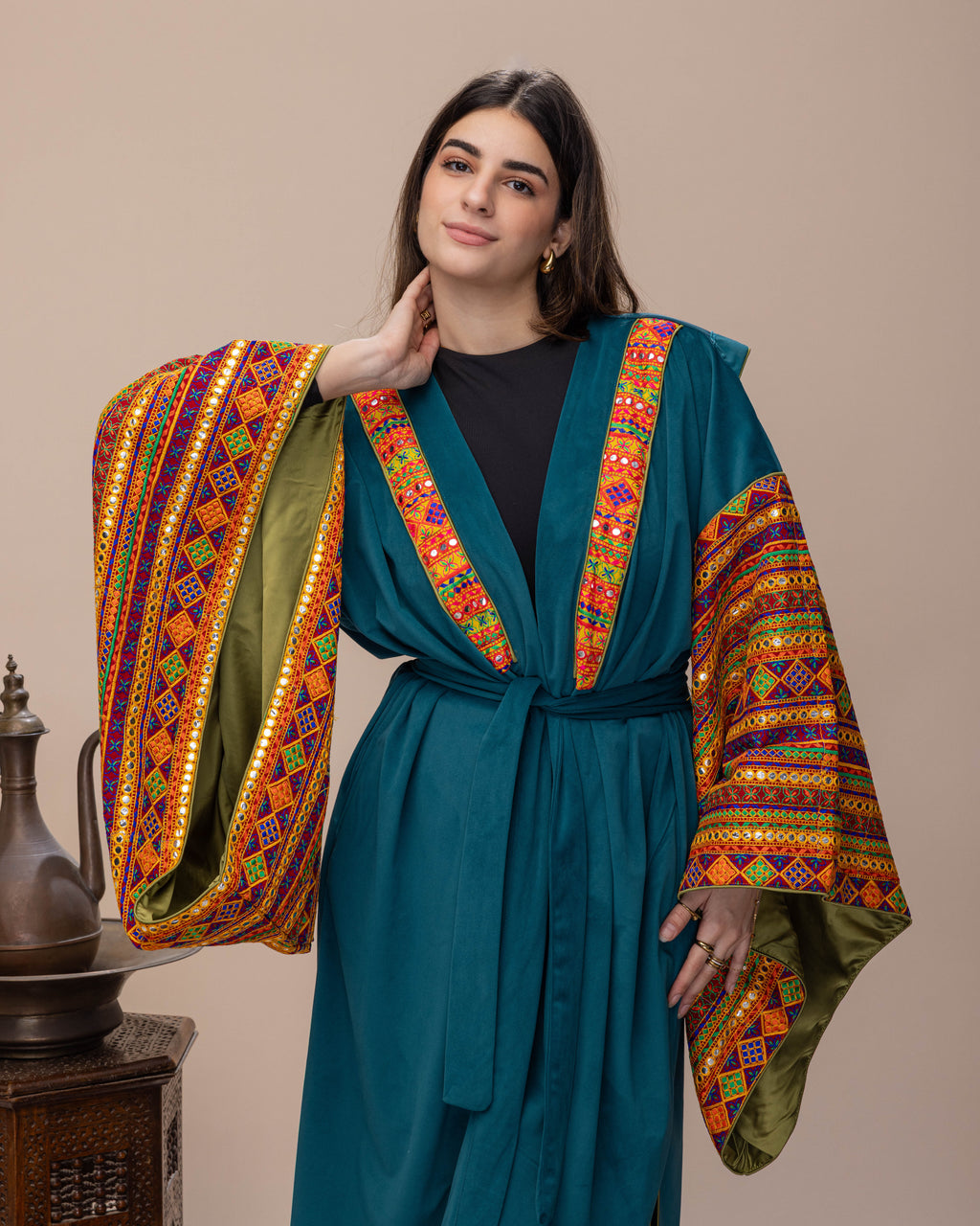 Morroccan Kaftan - Teal