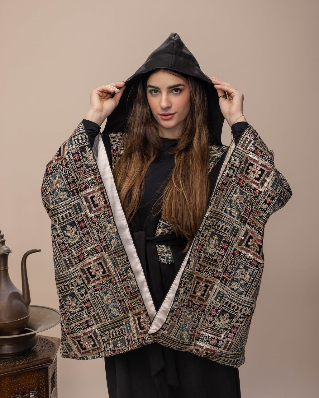 Morroccan Kaftan - Black