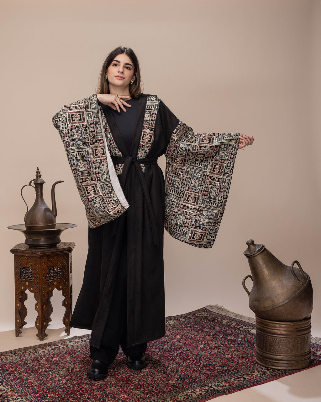 Morroccan Kaftan - Black