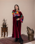 Cherry Red Flow Kaftan