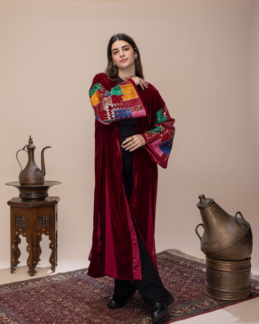 Cherry Red Flow Kaftan