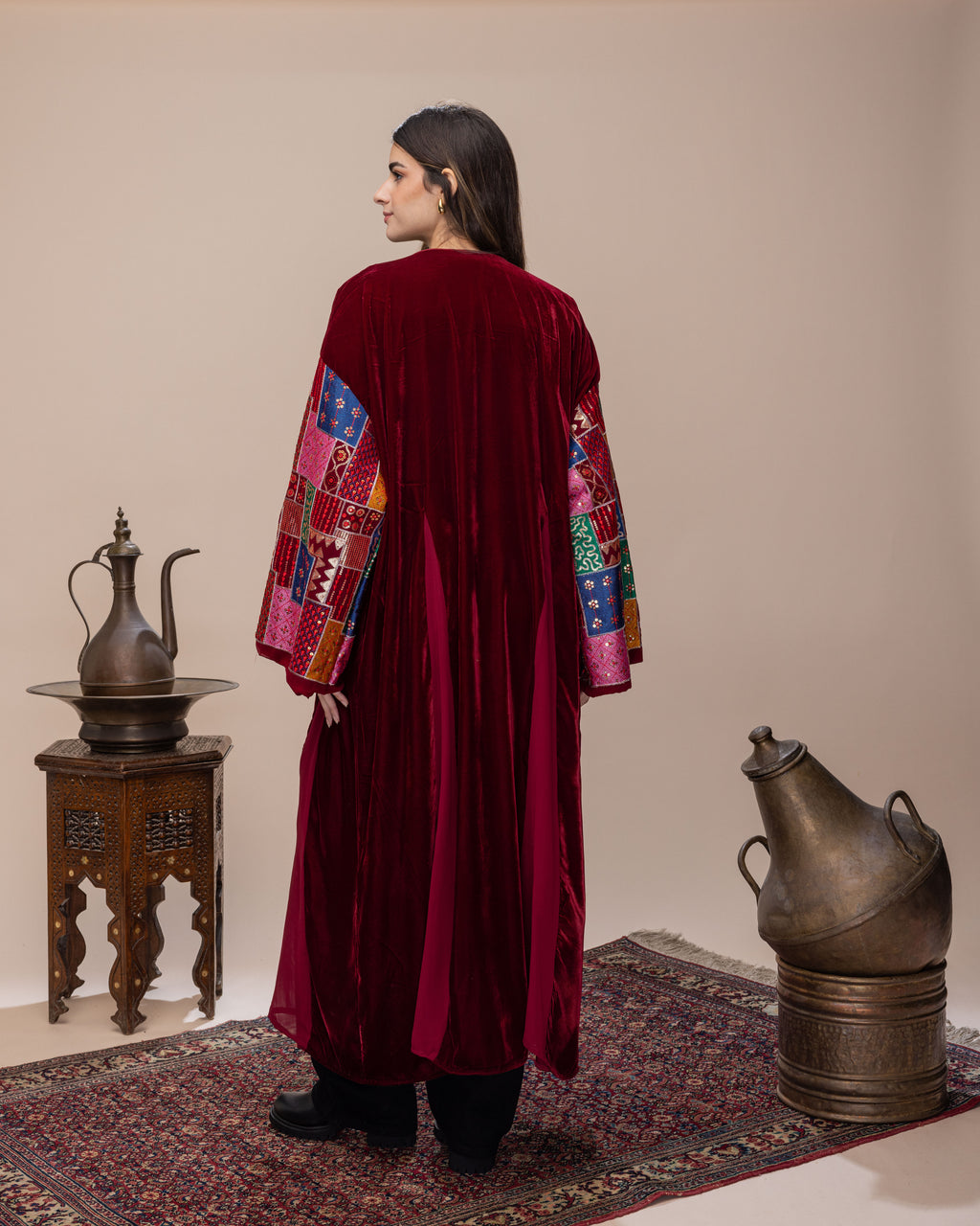 Cherry Red Flow Kaftan