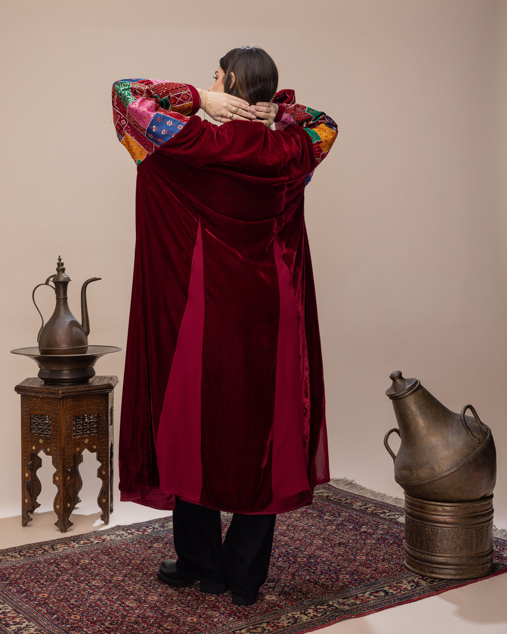 Cherry Red Flow Kaftan