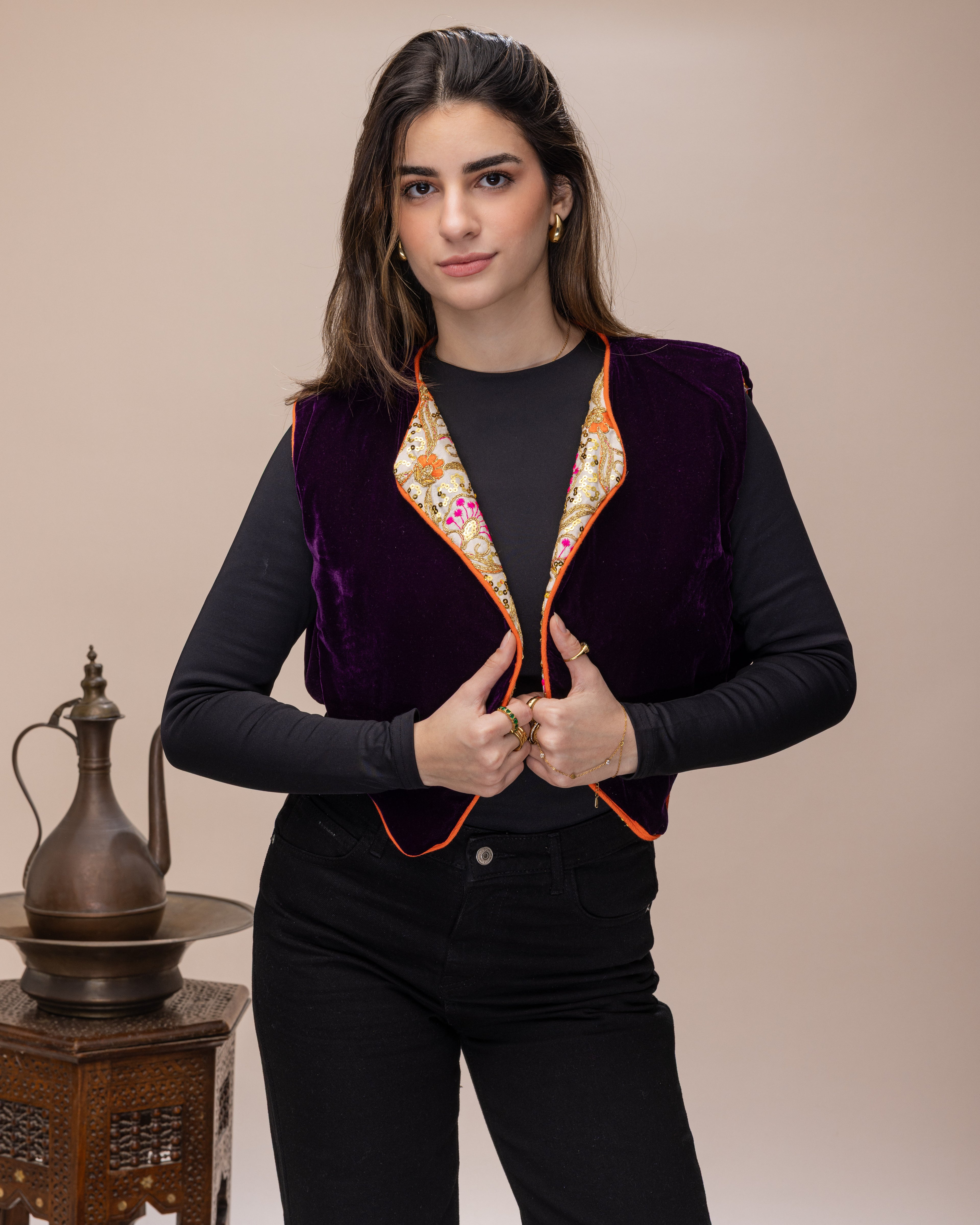 Nile Vest - Off-White x Purple