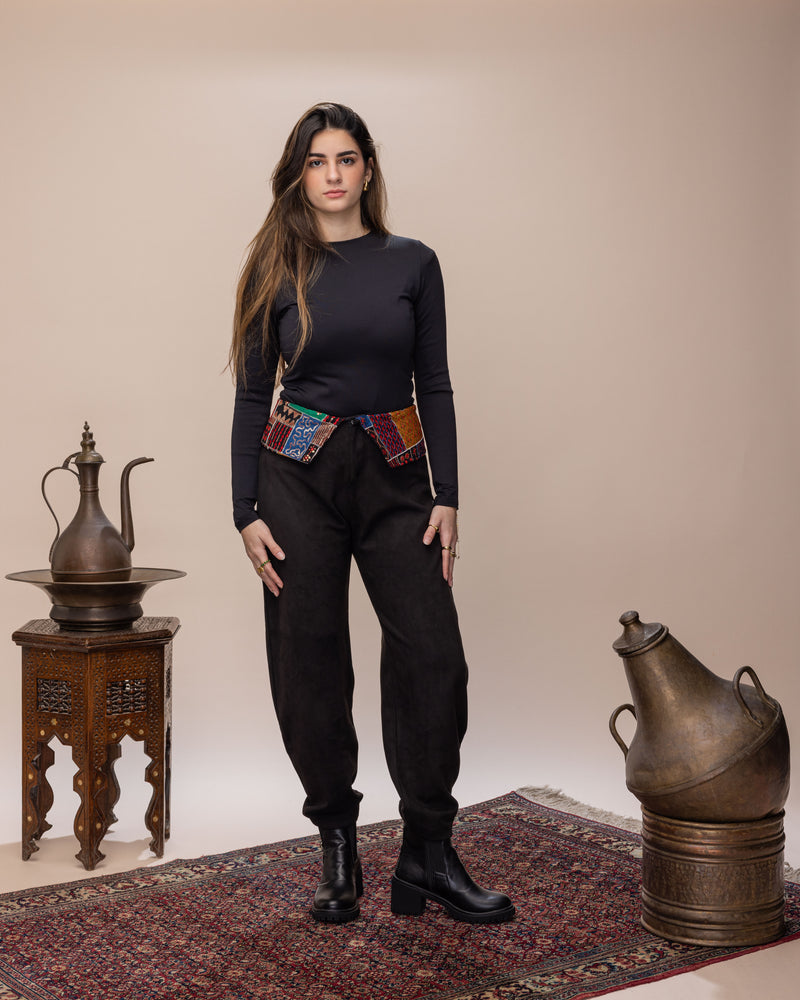 Siwa light Suede Ballon Pants