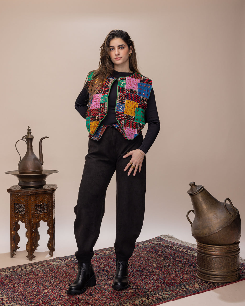 Siwa light Suede Ballon Pants