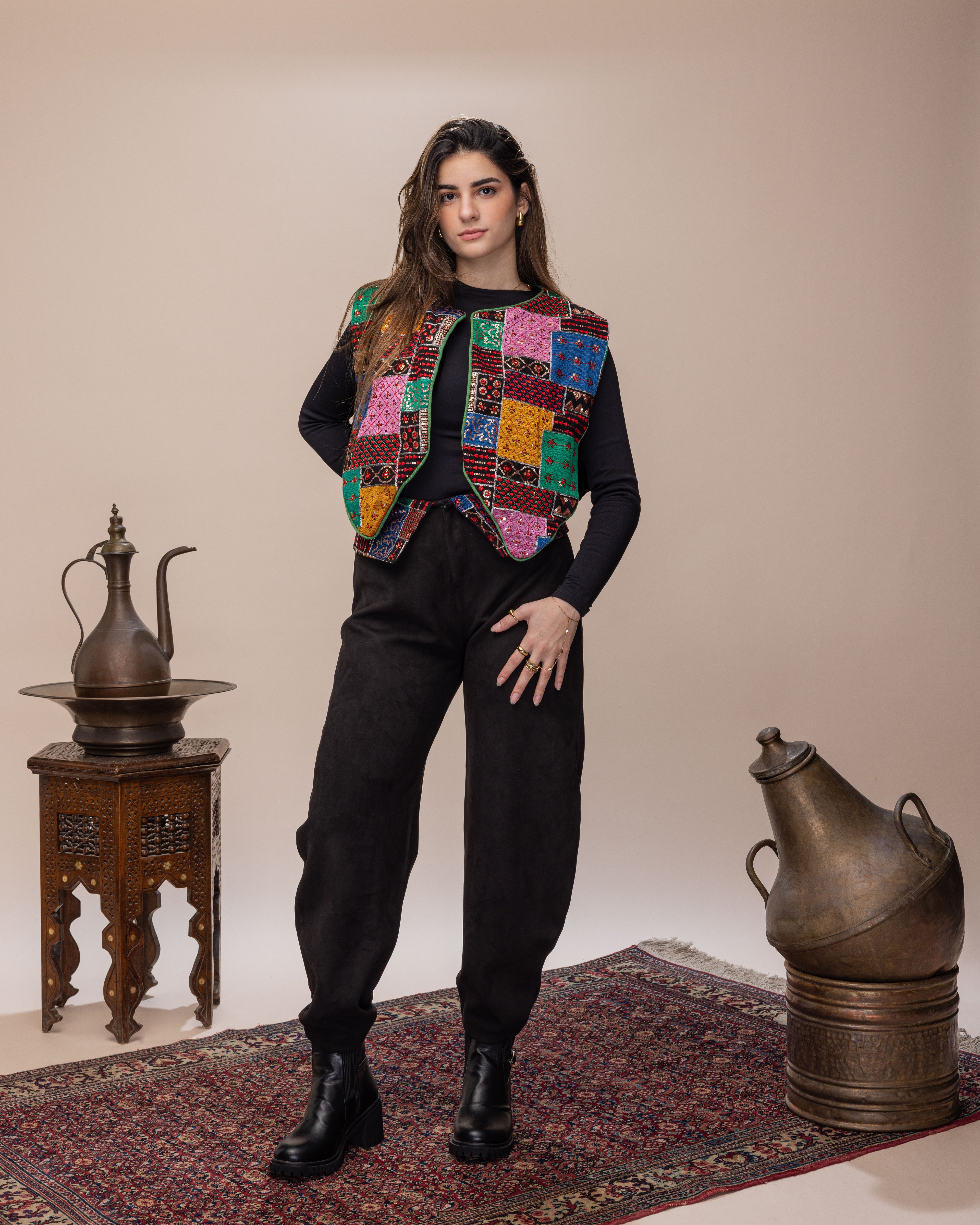 Siwa light Suede Ballon Pants
