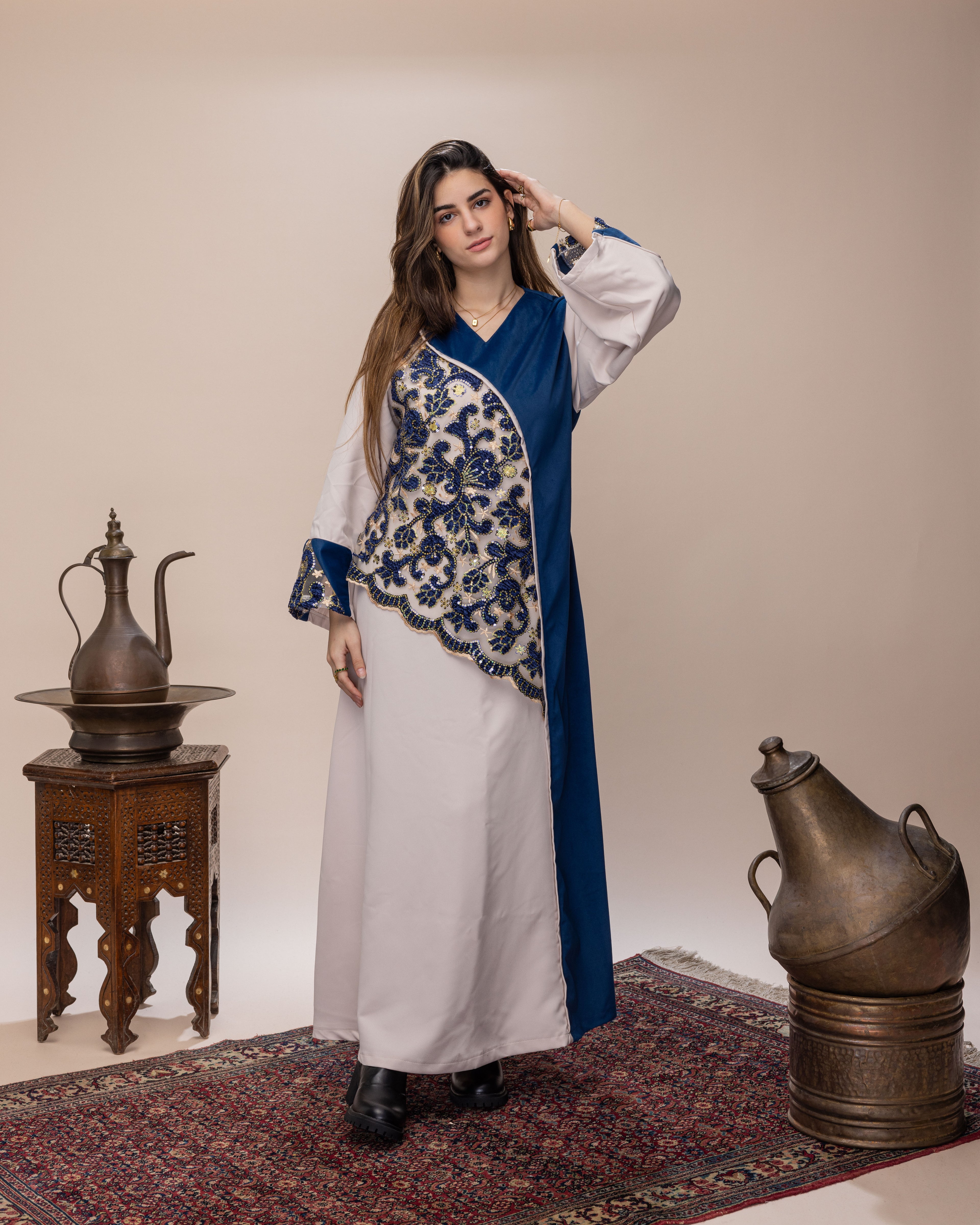 Morroccan Jalabeya - Blue