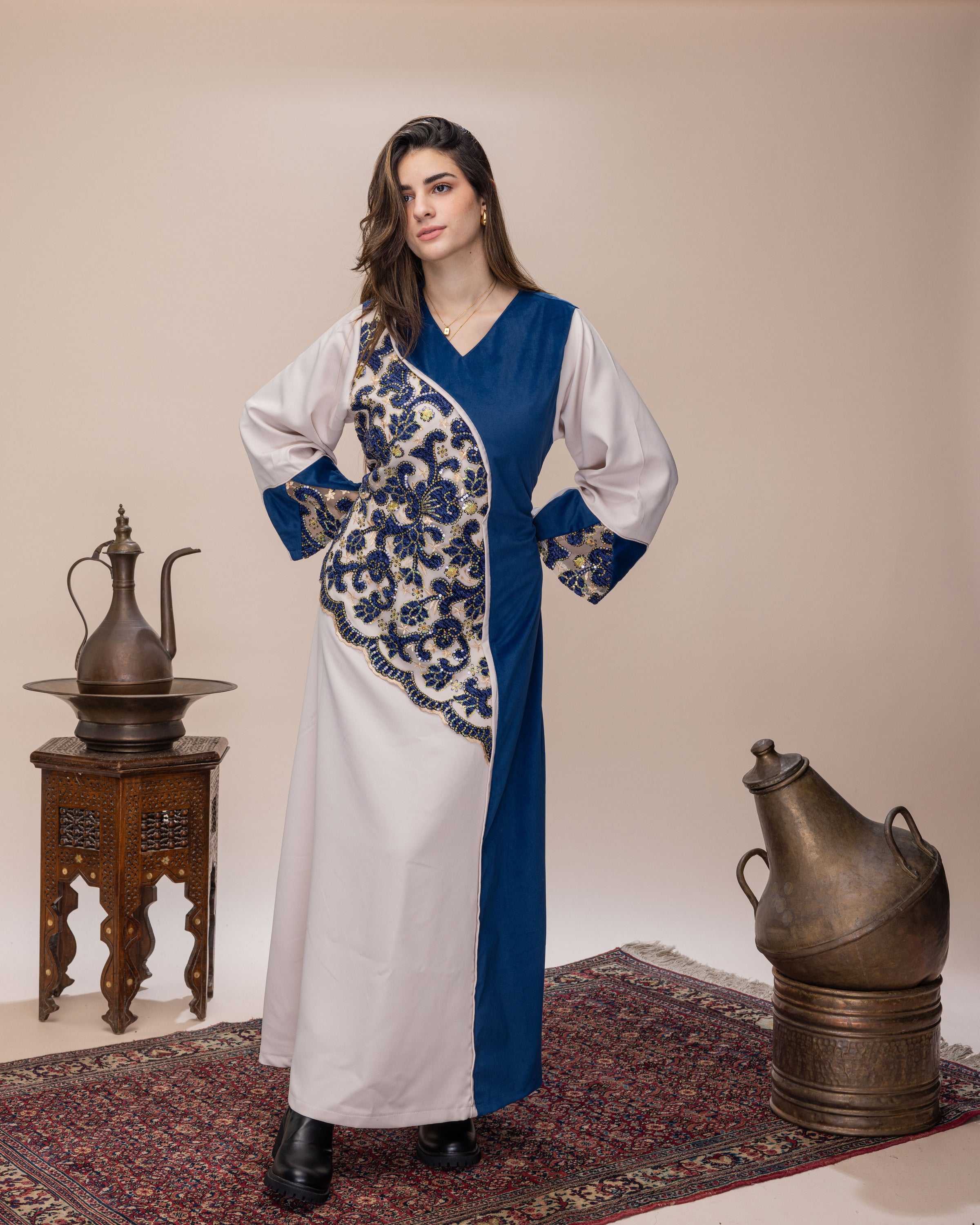 Morroccan Jalabeya - Blue