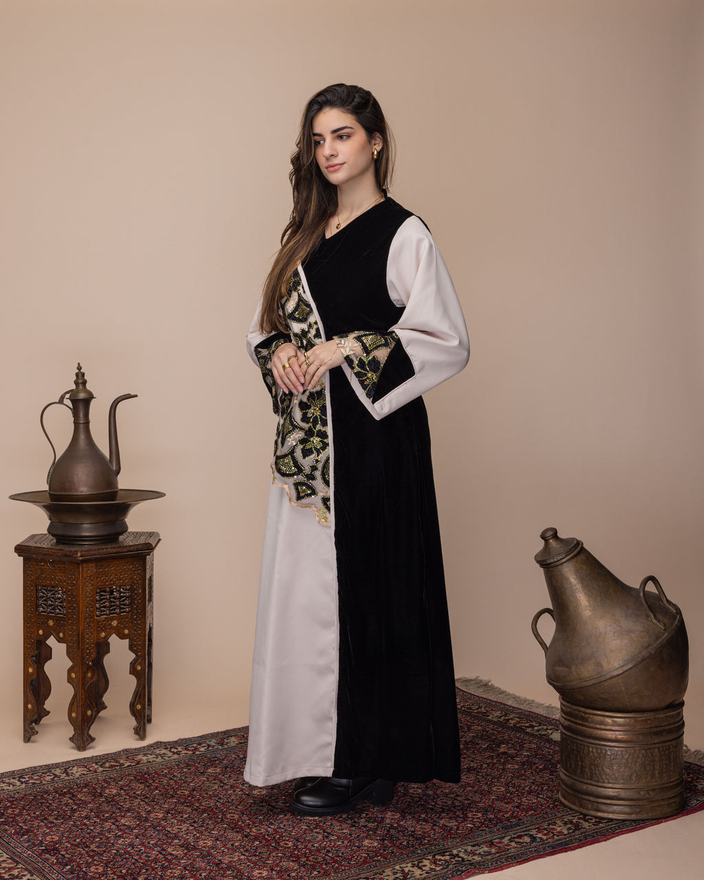 Morroccan Jalabeya - Black