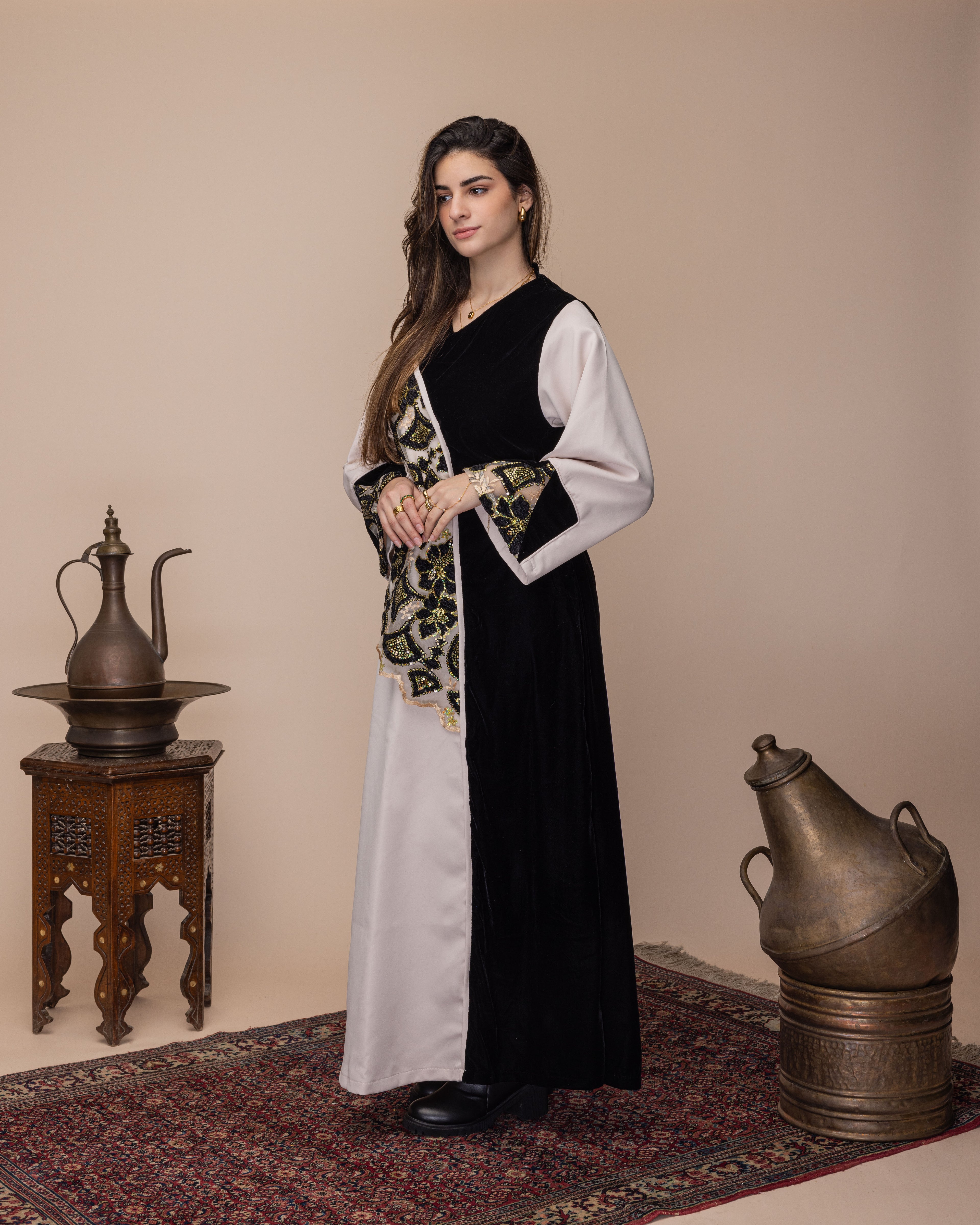 Morroccan Jalabeya - Black