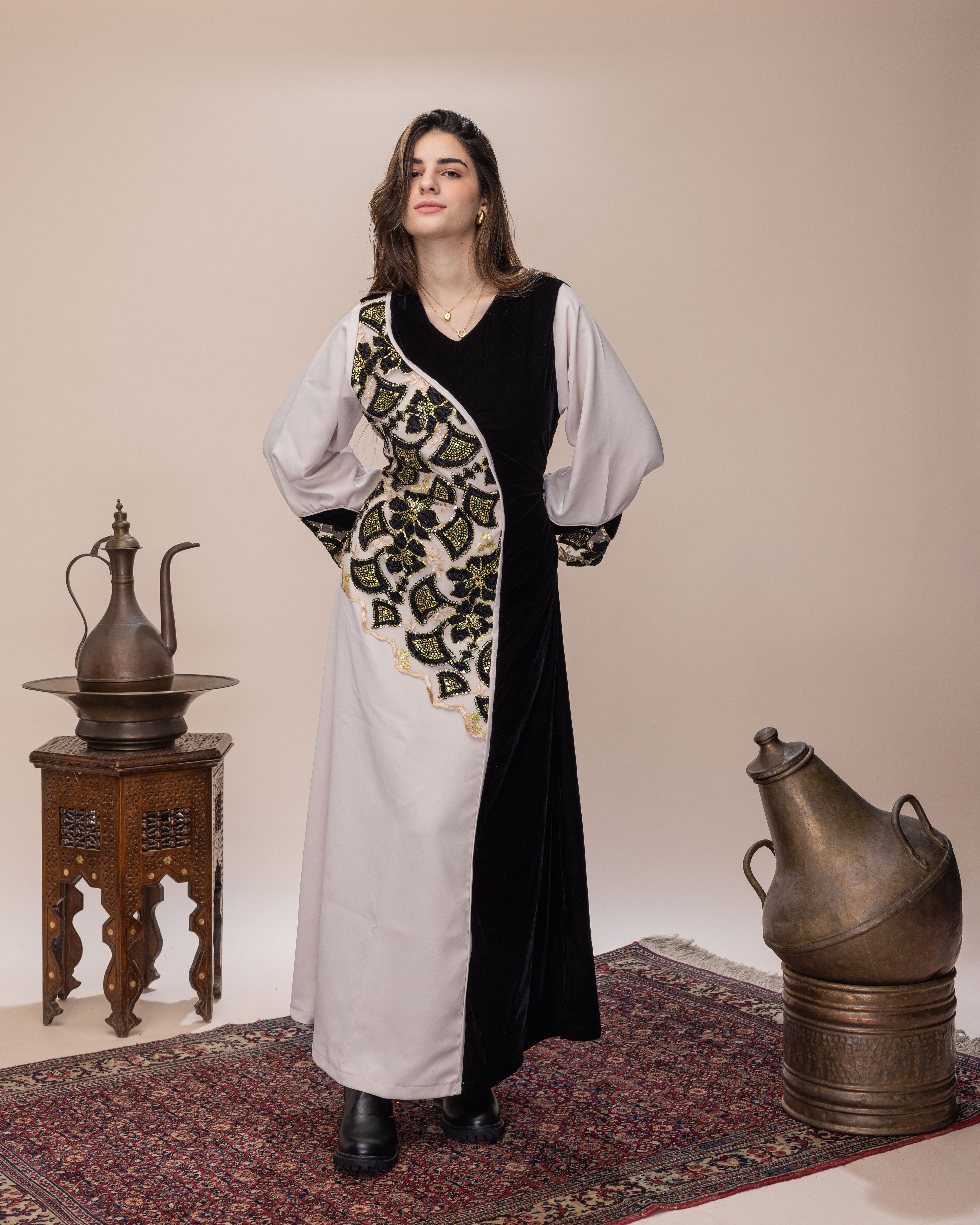 Morroccan Jalabeya - Black
