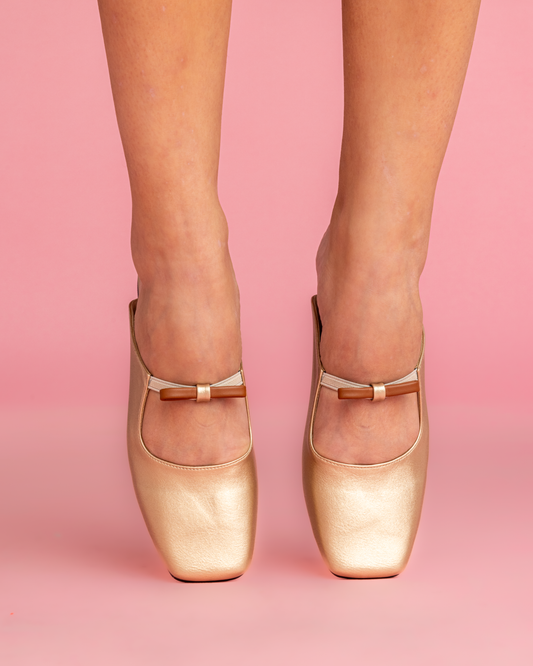 Golden Bow Mules - Brown Bow