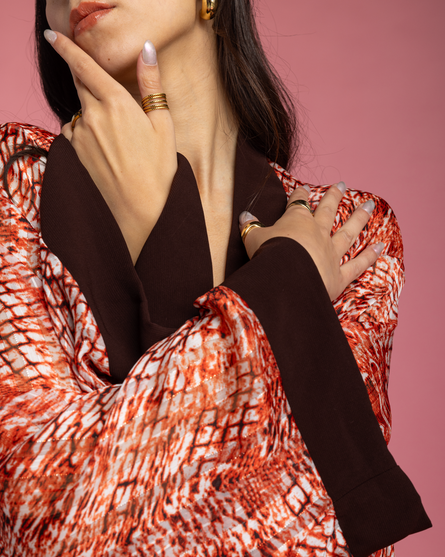 Everyday Kimono - Orange Print