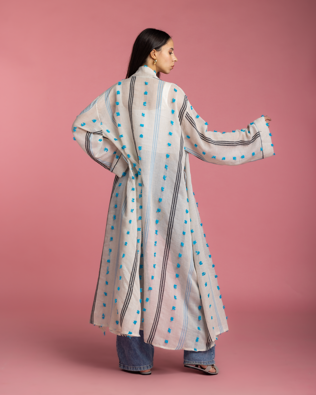 Old Cairo Kimono - Blue