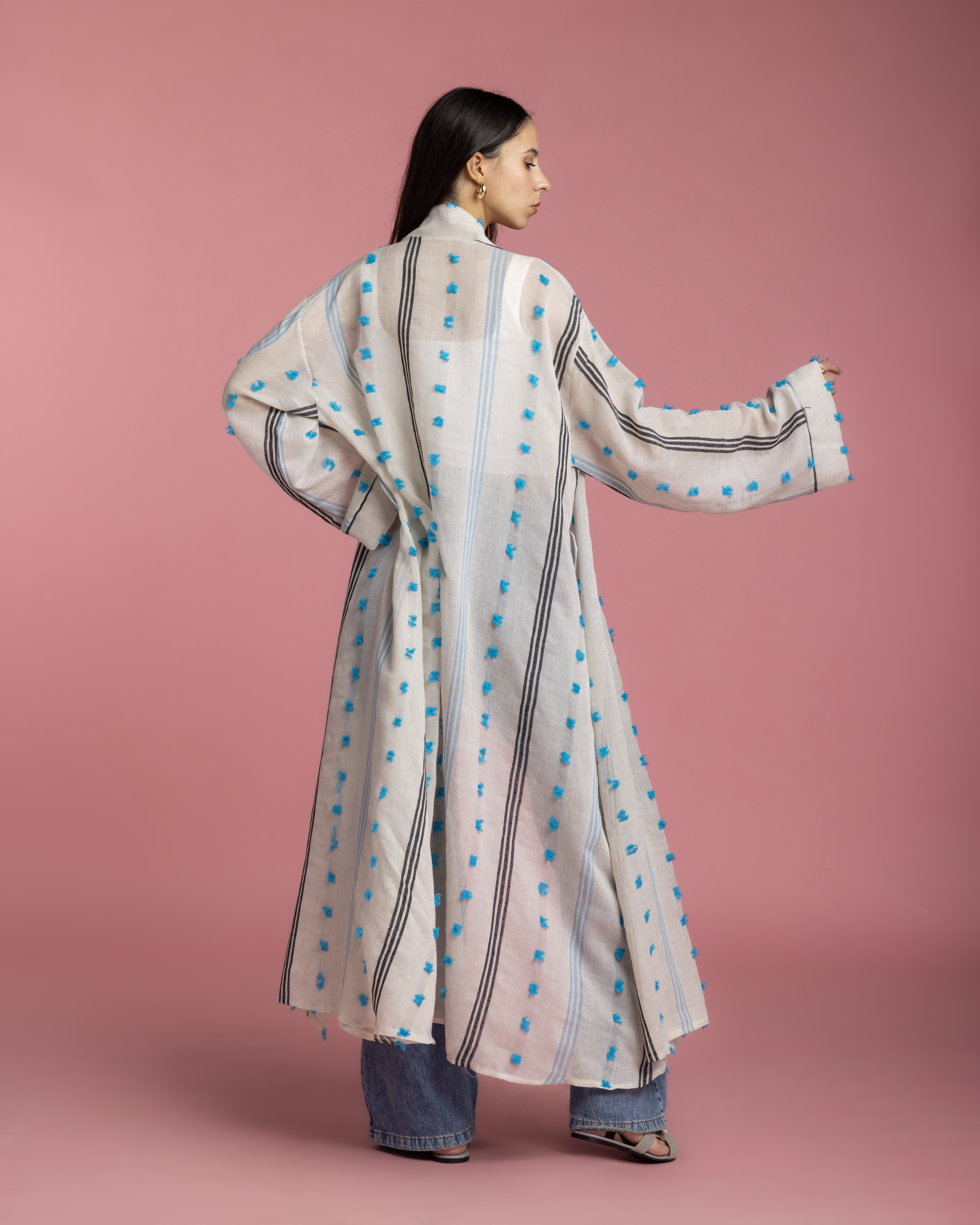Old Cairo Kimono - Blue