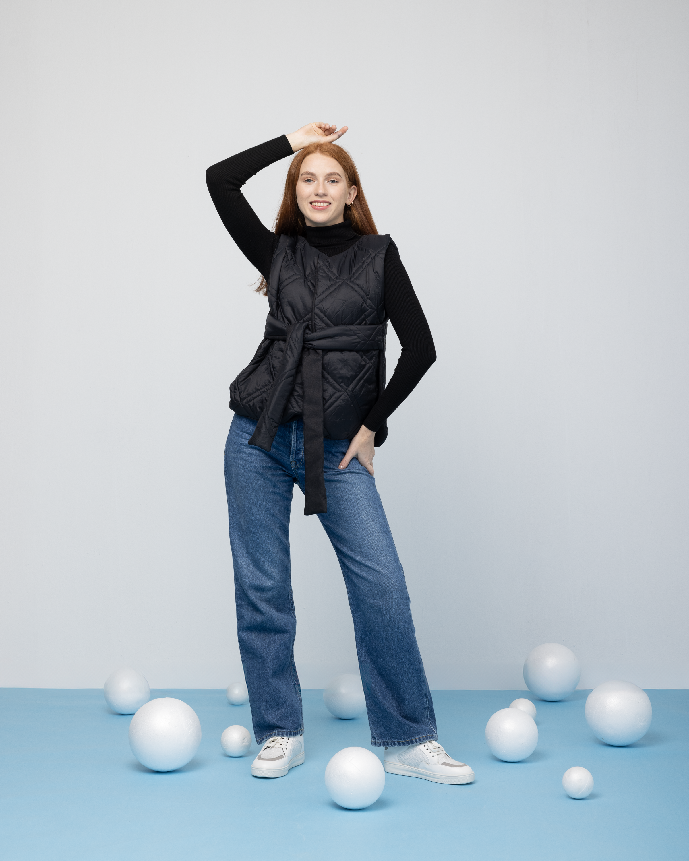 Open Puffer Jacket