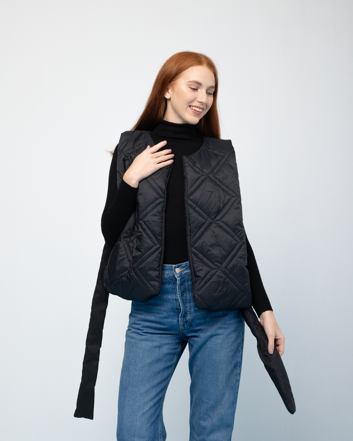 Open Puffer Jacket