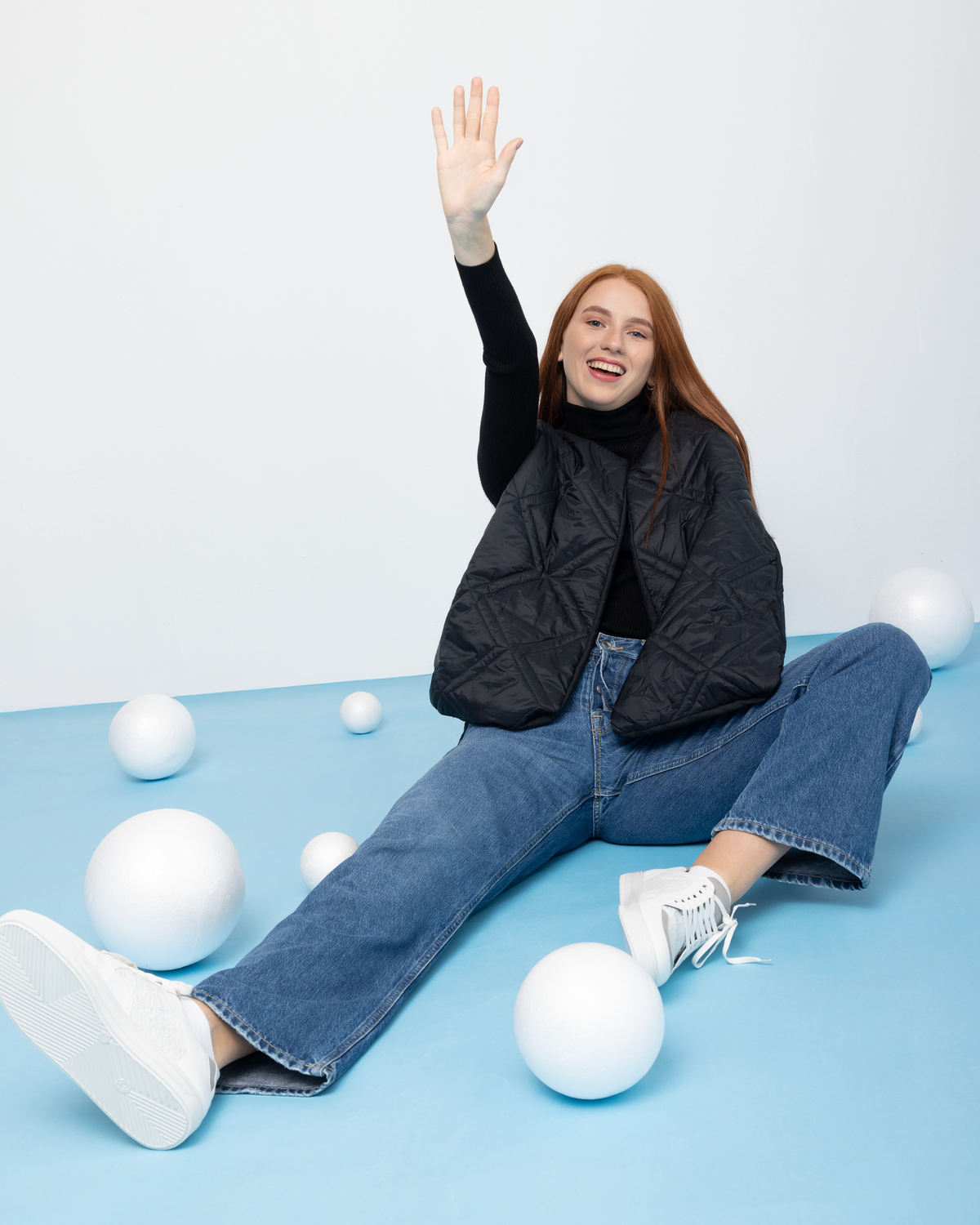 Open Puffer Jacket